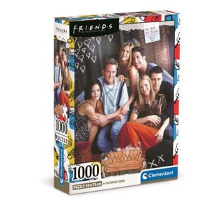 Clementoni Puzzle 1000 dílků Kompaktní přátelé. Přátelé