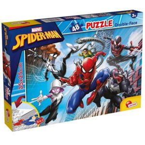 Oboustranné puzzle M-Plus 48 dílků Marvel Spiderman