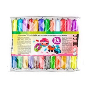 Lehká hrací sada plastelína 24 barev