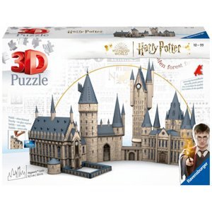 Ravensburger 3D puzzle Harry Potter: Bradavický hrad Velká síň a Astronomická věž 1245 ks