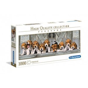 Puzzle 1000 dílků Panorama Beagles