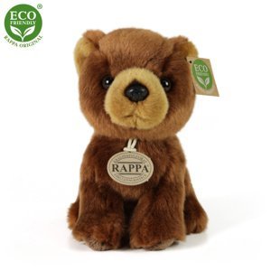 Eco-Friendly Rappa medvěd hnědý 18 cm