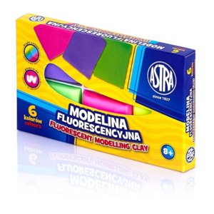 ASTRA fluorescenční modelovací hmota, 6 barev