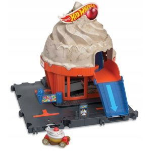 Hot Wheels City Centrum Města Downtown Ice Cream Swirl