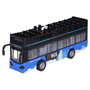 Wiky Vehicles Autobus dvoupatrový vyhlídkový s efekty 28 cm