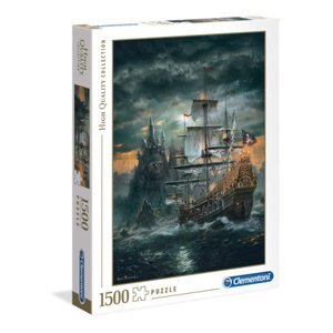 Clementoni Puzzle 1500 dílků Pirátská loď