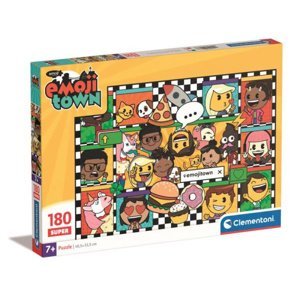 Clementoni Puzzle 180 dílků Emoji Town 29066
