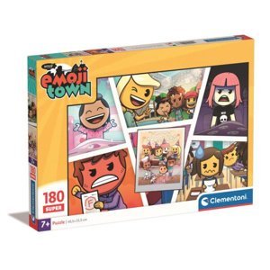 Clementoni Puzzle 180 dílků Emoji Town 29067