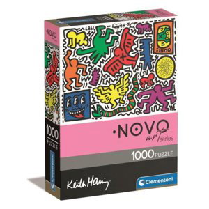 Kompaktní umělecká kolekce Clementoni Puzzle 1000el - Keith Haring