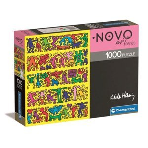 Kompaktní umělecká kolekce Clementoni Puzzle 1000 - Keith Haring