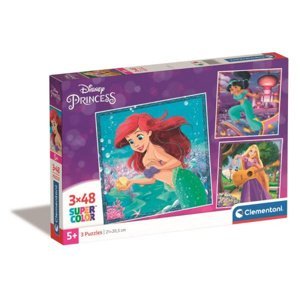 Clementoni Puzzle 3x48el čtvercové Disney Princess