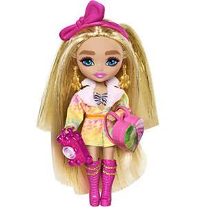 Panenka Barbie Mattel Extra Fly Minis Safari panenka