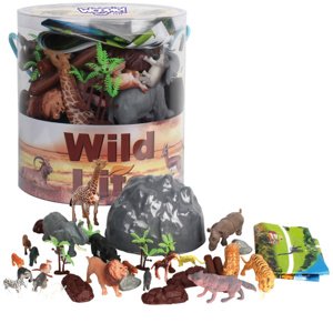 Sada figurek WOOPIE Safari Animals 34 ks