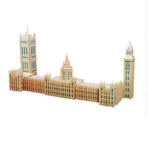 Dřevěné skládačky 3D puzzle slavné budovy - Big Ben P125