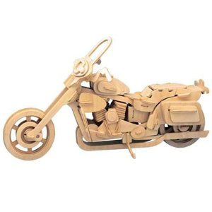 Dřevěné 3D puzzle skládačka Motorka Harley-Davidson II P020