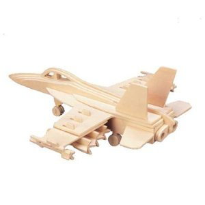 Dřevěné skládačky 3D puzzle - Stíhačka F-18 Hornet P104