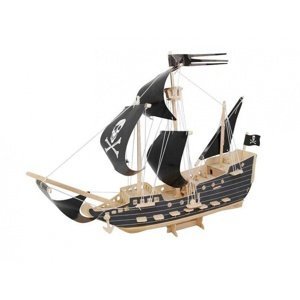 Dřevěná skládačka  - Pirátská loď P217