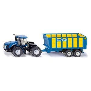 SIKU Farmer - Traktor New Holland s přívěsem Joskin, 1:50