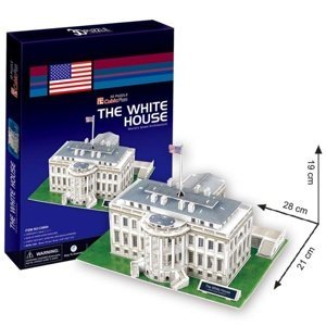 CubicFun 3D puzzle Bílý dům 64 ks