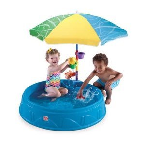 Step2 Bazén s deštníkem 2v1 Pískoviště pro děti