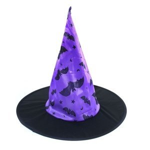 klobouk čarodějnický/halloween, netopýr dětský
