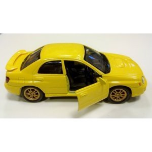 Welly - Subaru Impreza WRX model 1:34 žlutý