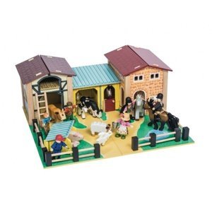 Le Toy Van farma s podložkou a ploty