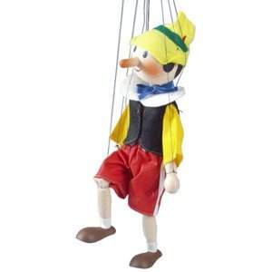 Dřevěná loutka 35 cm Pinokio