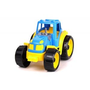 Rappa traktor plastový 25 cm modrá
