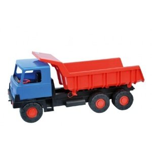 Teddies Auto Tatra 815 korba červená kabina modrá plast 75 cm