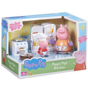 IMC toys Prasátko Peppa sada kuchyně + figurky