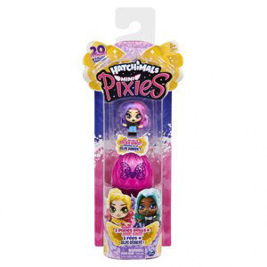 Spin Master Hatchimals Pixies motýlci a beruška set vajíčko + 2 panenky svítí ve tmě