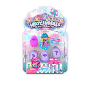 Spin Master HATCHIMALS TŘPITIVÁ MIMINKA ČTYŘBALENÍ