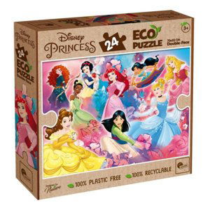 Oboustranné puzzle 24 dílků eko Princezny Princess 91829 LISCIANI