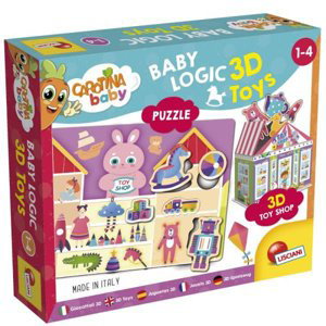 Carotina Baby Logic 3D puzzle skládačka