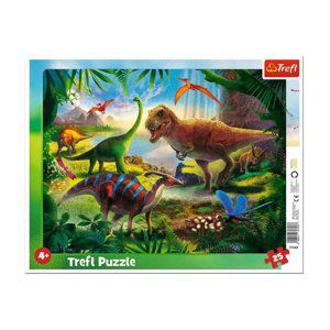 Puzzle 25 ks dinosauři