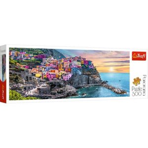 Puzzle 500 dílků Vernazza při západu slunce Itálie 29516 Trefl