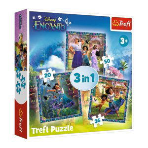 Puzzle 3v1 Hrdinové magického Encanta