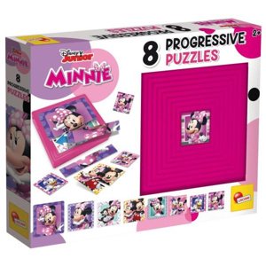 Progresivní puzzle 8 Minnie Mouse