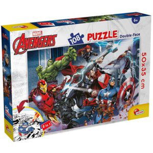 Oboustranné podlahové puzzle 108 dílků Marvel Avengers LISCIANI 99719