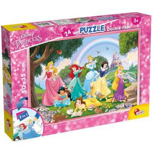 Oboustranné puzzle 24 dílků Princezny. Princezna 73993 LISCIANI p12