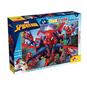 Oboustranné podlahové puzzle Maxi Floor 24 dílků Marvel Spiderman 99740 LISCIANI