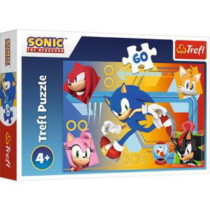 Puzzle 100 dílků Sonic v akci / Sonic The Headgehog 17387 Trefl