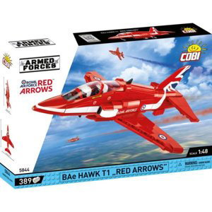 Kostky COBI 5844 Armed Force Bae Hawk T1 Red Arrow 389