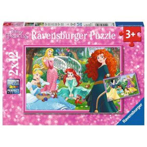 Puzzle 2x12 dílků Ve světě princezen 076208 RAVENSBURGER p12