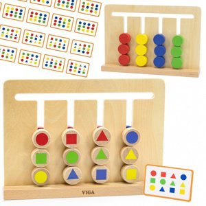 Logická hra VIGA Reprodukce Montessori barev a postav