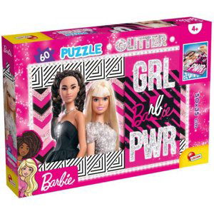 Puzzle 60 dílků Barbie se třpytkami - Dívčí četa! 81172 LISCIANI