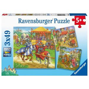 Puzzle 3x49 dílků Rytíři RAVENSBURGER p8