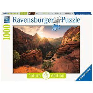 Puzzle 1000 dílků Zion Canyon - Nature edition RAVENSBURGER