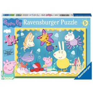 Puzzle 35 dílků Peppa Pig Podvodní dobrodružství